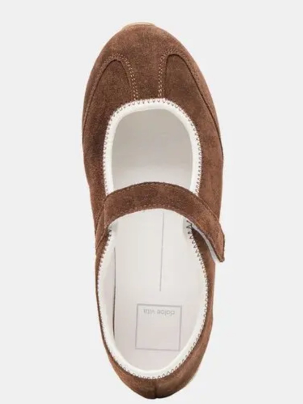 NWT Dolce Vita Sofya Brown Suede Sofya Mary Jane Sneaker Flats - Picture 4 of 9